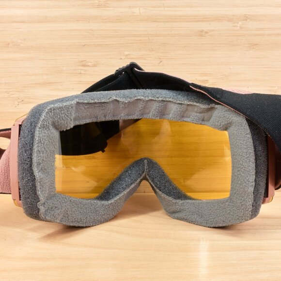 Smith Squad Goggles Rose Frame Yellow Lens / Anti-Fog Snow Ski Snowboard Goggles - Picture 7 of 7
